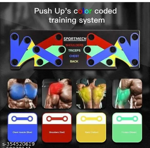 12 in 1 foldable Push Up Rack Board Train Gym Fitness System